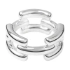 Lie Studio The Emily Ring In Silver