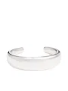 Lie Studio The Amanda Sterling Silver Cuff In Metallic
