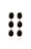 Lie Studio Exclusive Ada Sterling Silver Onyx Earrings
