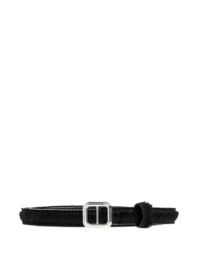 Lie Studio Georgia Buckle Belt In Black