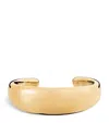 Lie Studio Gold-plated Emma Cuff Bangle In Gold