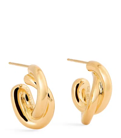 Lie Studio Gold-plated The Diana Hoop Earrings