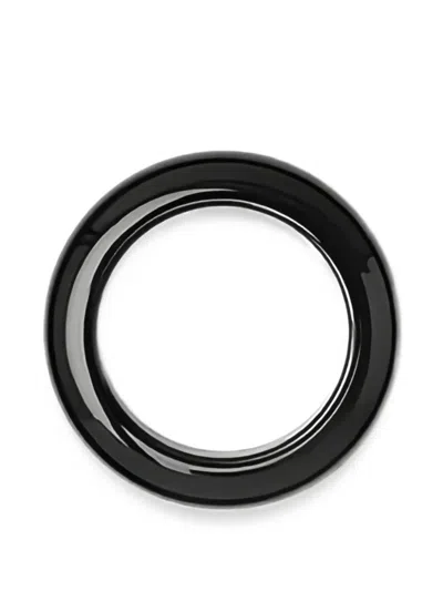Lie Studio Ines Onyx Ring In Black