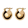 Lie Studio The Ingrid 18kt Gold-plated Drop Earrings In Gold