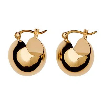 Lie Studio The Ingrid 18kt Gold-plated Drop Earrings