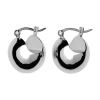 Lie Studio The Ingrid Earrings In Silver