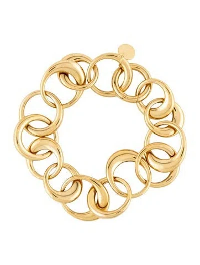 Pre-owned Lie Studio Laura Link Bracelet, 7.25" In Multicolor