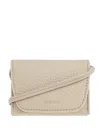 Lie Studio Leather Mini Bag In Neutral