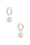 Lie Studio Marie Earrings In Silver