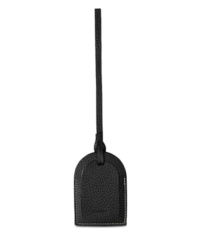 Lie Studio Sally Leather Luggage Tag In Black