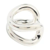 Lie Studio The Steffie Silver Earrings In Silver