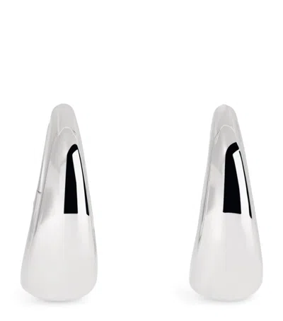 Lie Studio Sterling Silver The Andrea Hoop Earrings