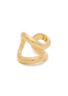 Lie Studio Lié Studio Sculptural Twist Ring In Gold