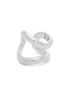 Lie Studio Lié Studio The Alma Asymmetric Ring In Silver
