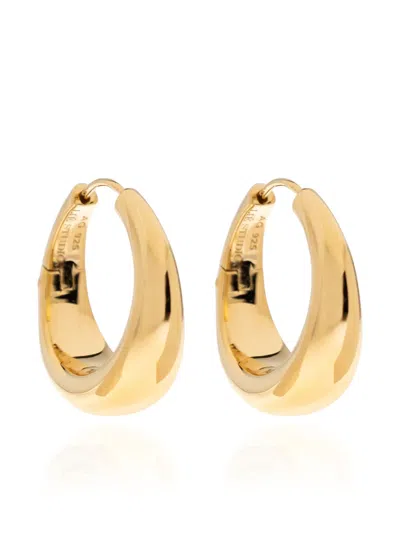 Lie Studio The Andrea Earrings In Gold