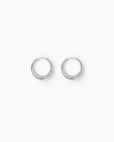 Lie Studio The Andrea Earrings In Silver