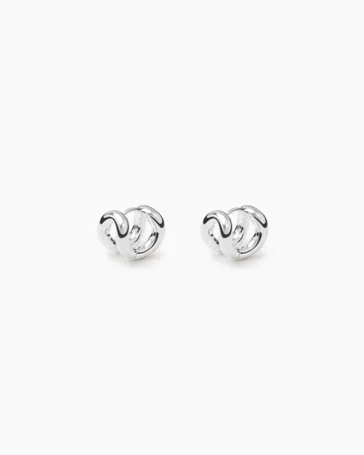 Lie Studio The Asta Earrings In Silver