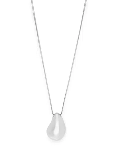 Lie Studio The Betty Necklace In Metallic