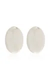 Lie Studio The Camille 925 Sterling Silver Earrings In Silver