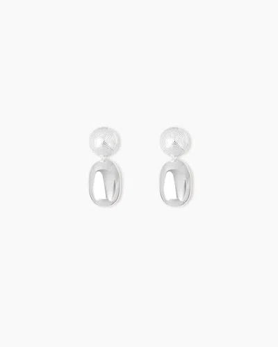 Lie Studio The Carla Earrings In Silver