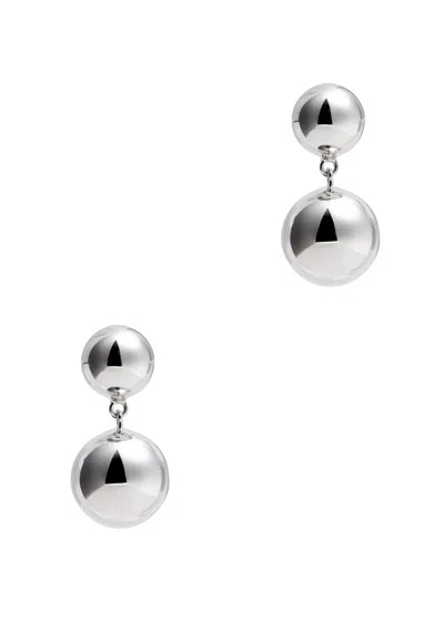 Lie Studio The Caroline Sterling Silver Drop Earrings