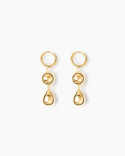 Lie Studio The Cathrine Earrings In Gold