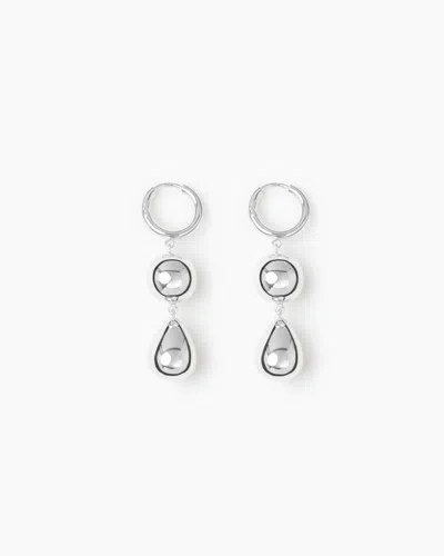 Lie Studio The Cathrine Earrings In Silver