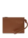 Lie Studio The Charlie Clutch Bag In Brown