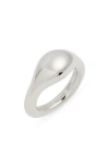 Lie Studio Lié Studio The Chloe Ring In Silver