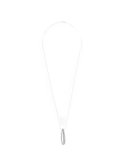 Lie Studio The Dolly Pendant Necklace In Silver