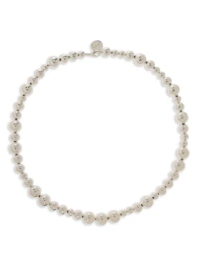 Lie Studio The Elly Necklace In Silver