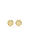 Lie Studio The Eloise 18k Gold-plated Sterling Silver Earrings