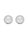 Lie Studio The Eloise Sterling Silver Stud Earrings In Silver
