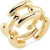 Lie Studio Lié Studio The Emily Ring In Gold