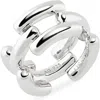 Lie Studio Lié Studio The Emily Ring In Silver