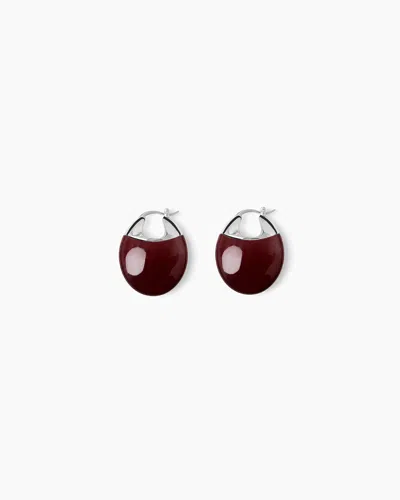 Lie Studio The Erin Earrings In Red Mookiate