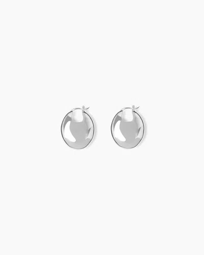 Lie Studio The Erin Earrings In Silver