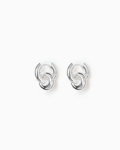 Lie Studio The Esther Earrings In Silver