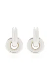 Lie Studio The Esther Silver-plated Earrings In Silver