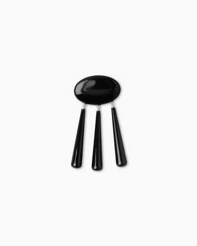 Lie Studio The Ethel Pin - Black Onyx