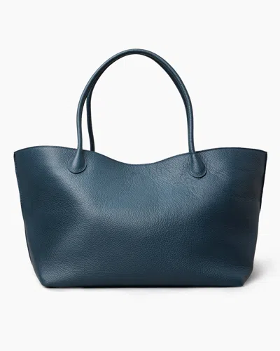 Lie Studio The Eva Weekend Tote In Slate Blue