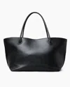 Lie Studio The Eva Weekend Tote In Solid Black