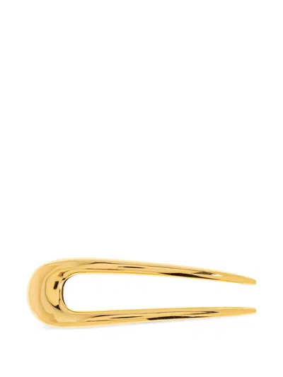 Lie Studio Lié Studio Sleek Sculptural Hair Accessory In Gold