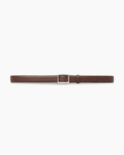 Lie Studio The Georgia Wide Belt In Brown