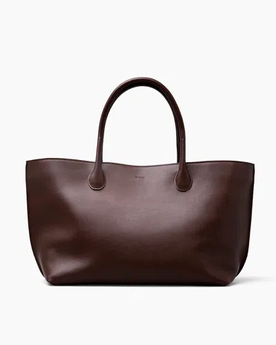 Lie Studio The Grace Tote In Sepia Brown