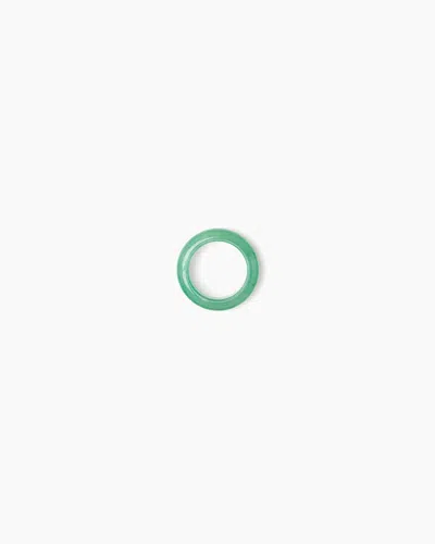 Lie Studio The Ines Ring In Green Aventurine