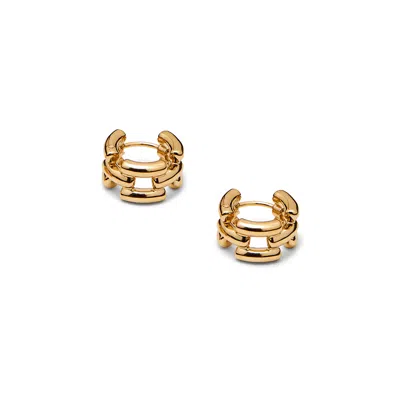 Lie Studio The Johanna Earrings In Gold