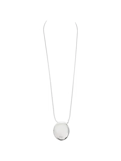 Lie Studio The Julia Necklace In Metallic