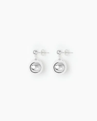 Lie Studio The Julie Earrings In Silver