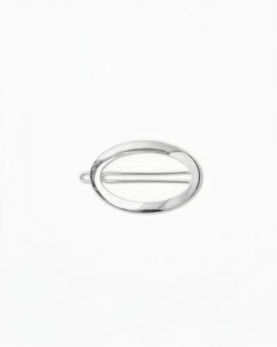 Lie Studio The Kai Barrette - Silver In Metallic